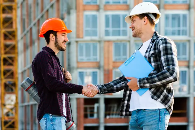 Window technician installing a window