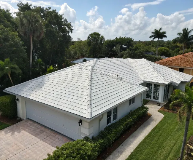 Window technician installing a window